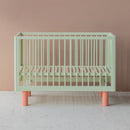 Karl & Fric Lit Nox 60x120cm + Ensemble barrière Junior - Pistache & Rose