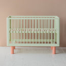 Karl & Fric Lit Nox 60x120cm + Ensemble barrière Junior - Pistache & Rose