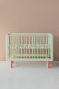  Karl & Fric Nox Crib 60x120cm - Pistachio & Pink