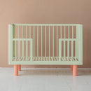 Karl & Fric Lit Nox 60x120cm + Ensemble barrière Junior - Pistache & Rose