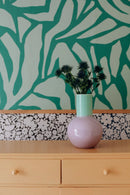 Wallpaper Meet Me at the Wall - Flow Grean 1 - Sabine van Vessem