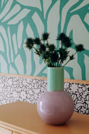 Wallpaper Meet Me at the Wall - Flowerfield Brown - Natural North