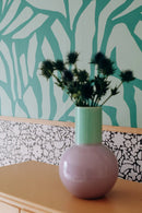 Wallpaper Meet Me at the Wall - Flowerfield Brown - Natural North