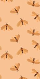 Esempio di carta da parati Incontrami al Muro - Moth Sun - Aniek Bartels