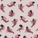 Wallpaper sample Meet Me at the Wall - Womanhood Soft Pink - Natural North