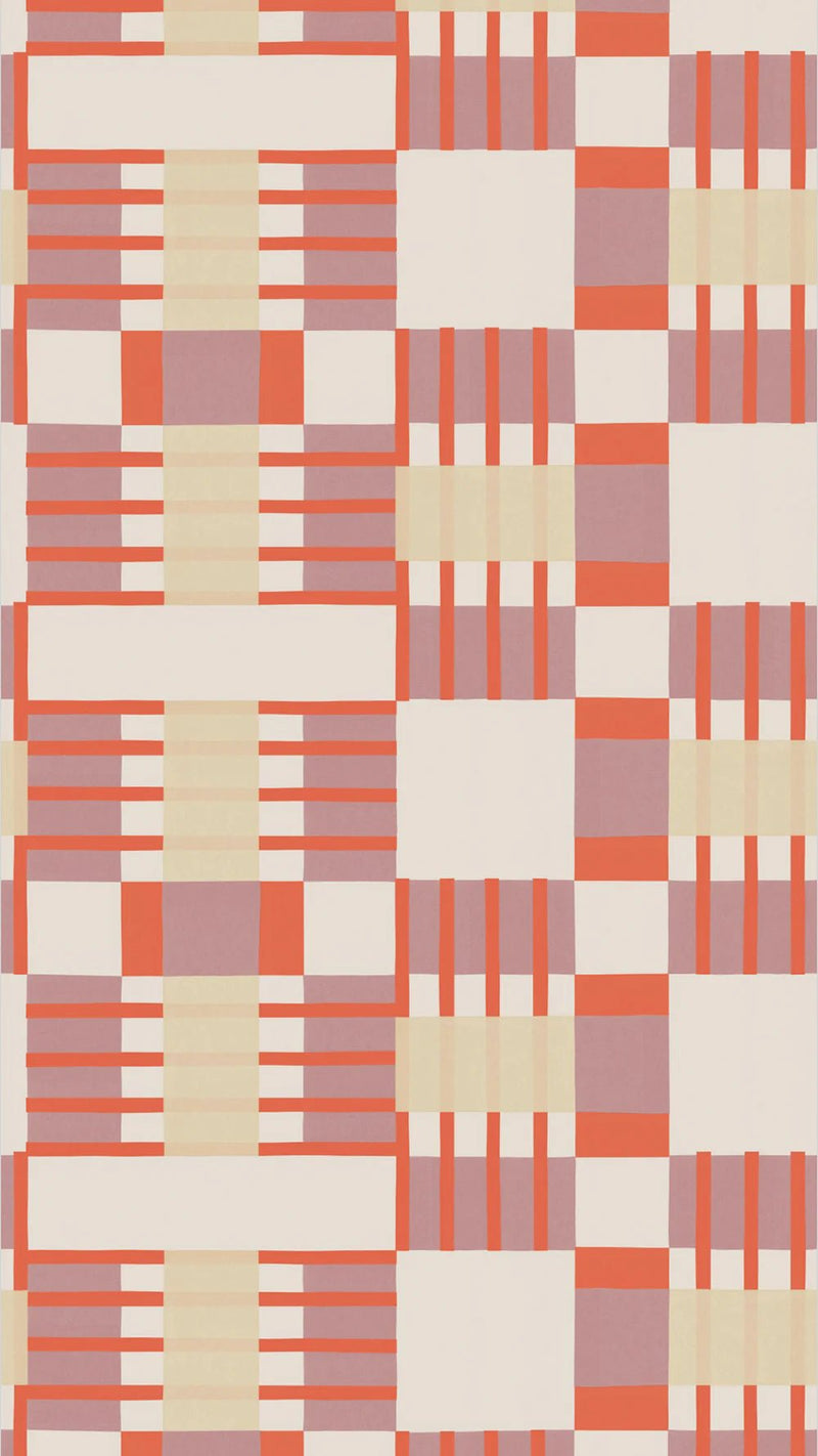 Wallpaper sample Play at Slaep - Blocks Two Tone - Sabine van Vessem