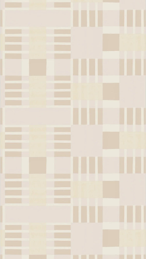  Wallpaper sample Play at Slaep - Blocks Gray - Sabine van Vessem 