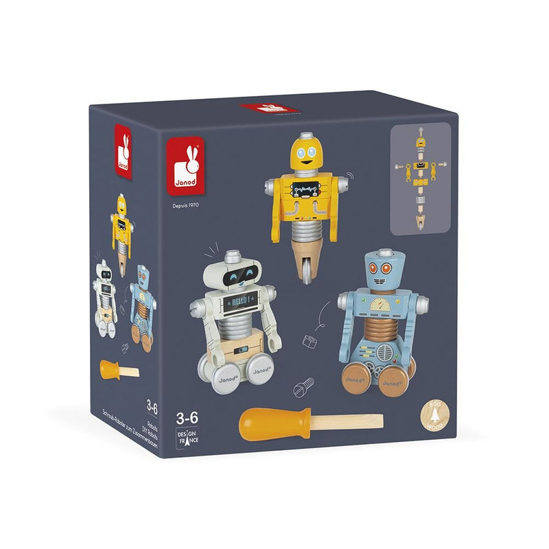 Janod Bricokids Robot Set Hout