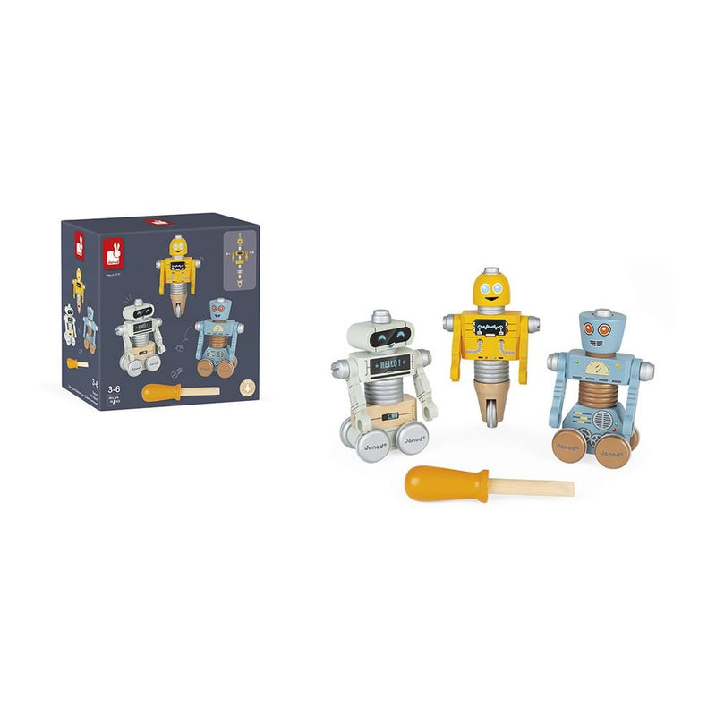 Janod Bricokids Robot Set Hout