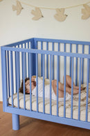Karl & Fric Nox Berceau 60x120cm + Ensemble Junior Rail - Bleu