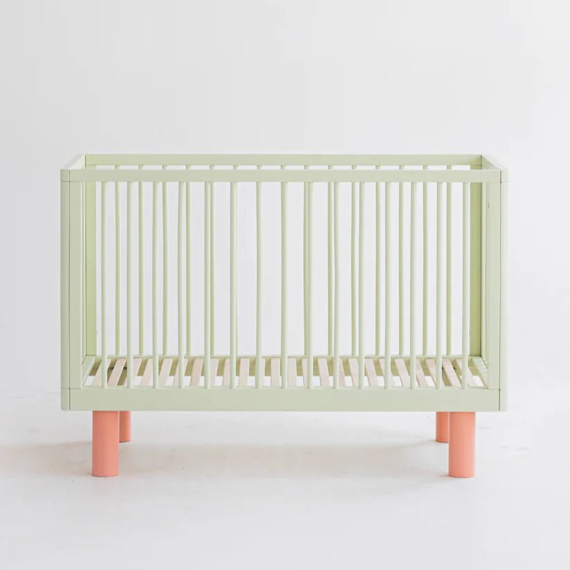 Karl & Fric Lit Nox 60x120cm + Ensemble barrière Junior - Pistache & Rose