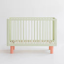 Karl & Fric Lit Nox 60x120cm + Ensemble barrière Junior - Pistache & Rose