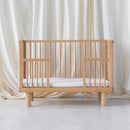 Karl & Fric Nox Ledikant 60x120cm + Junior Rails set - Natural Wood