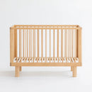 Karl & Fric Nox Ledikant 60x120cm + Junior Rails set - Natural Wood