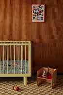 Karl & Fric Nox Somier 60x120cm + juego de barras junior - Amarillo