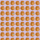 Wallpaper Meet me at the Wall - Lion head - Lilac - Aniek Bartels