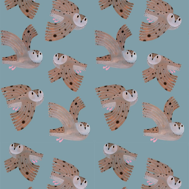 Wallpaper Meet me at the Wall - Owl - Sky - Aniek Bartels
