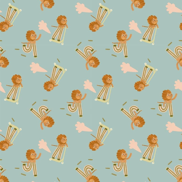 Wallpaper Meet me at the Wall - Skating Lion - Cool - Aniek Bartels