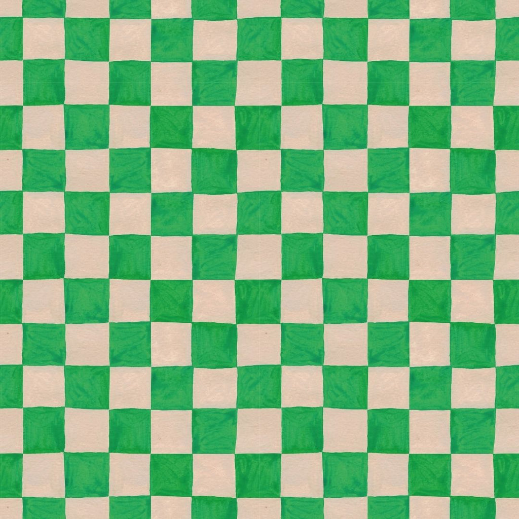 Wallpaper Meet me at the Wall - Square blocks green - Aniek Bartels