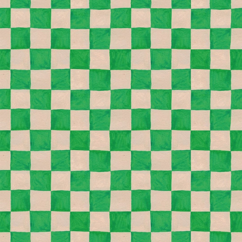 Wallpaper Meet me at the Wall - Square blocks green - Aniek Bartels