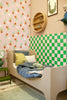 Wallpaper Meet me at the Wall - Square blocks green - Aniek Bartels