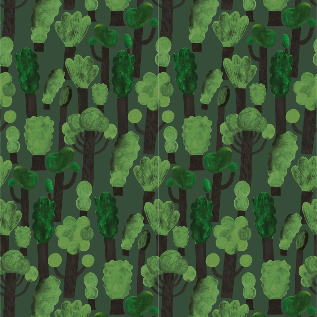 Wallpaper Meet me at the Wall - Trees - Dark - Aniek Bartels