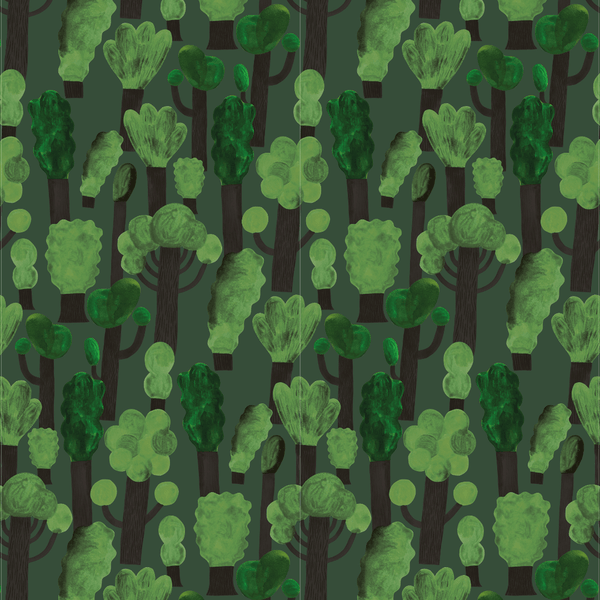 Wallpaper Meet me at the Wall - Trees - Dark - Aniek Bartels