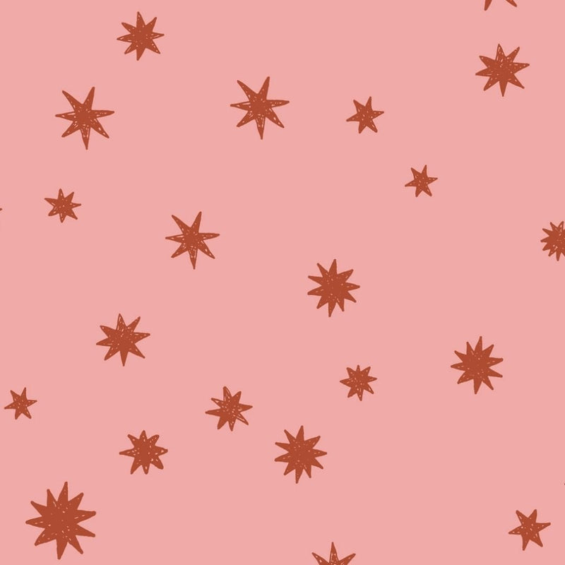 Behang Meet me at the Wall - Starry Night - Pink - Joëlle Wehkamp