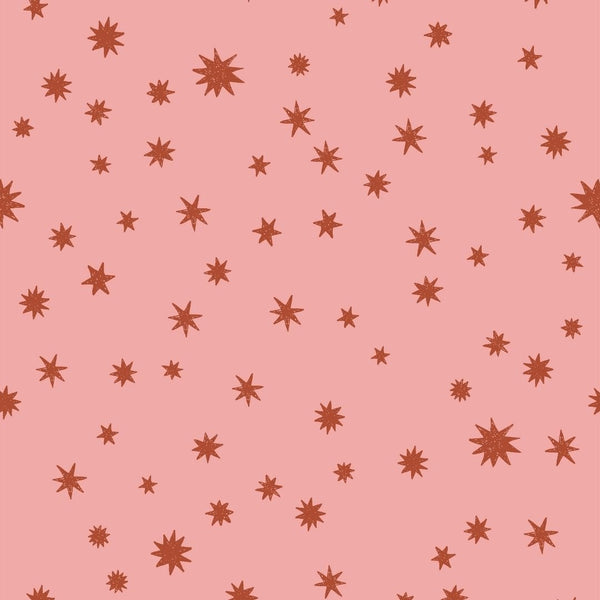 Wallpaper Meet me at the Wall - Starry Night - Pink - Joëlle Wehkamp