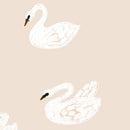 Behang Meet me at the Wall - Swans - Beige - Joëlle Wehkamp