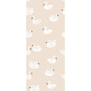 Behang Meet me at the Wall - Swans - Beige - Joëlle Wehkamp