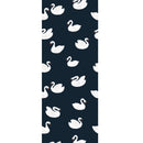 Behang Meet me at the Wall - Swans - Night blue - Joëlle Wehkamp