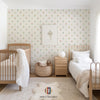 Children's wallpaper flowers, flower wallpapers nursery, kids decoration, peel and stick 