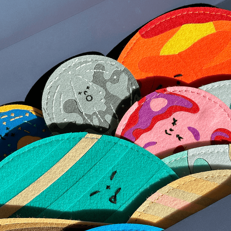 Set di magneti del sistema solare Noriter Project x LUDE