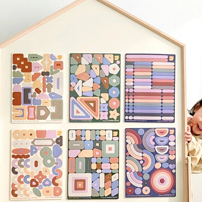 Noriter Project x LUDE Set di forme magnetiche – Cerchi