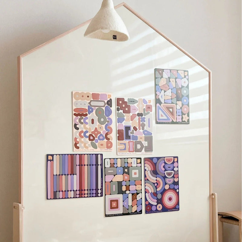 Noriter Project x LUDE Set di forme magnetiche – Cerchi