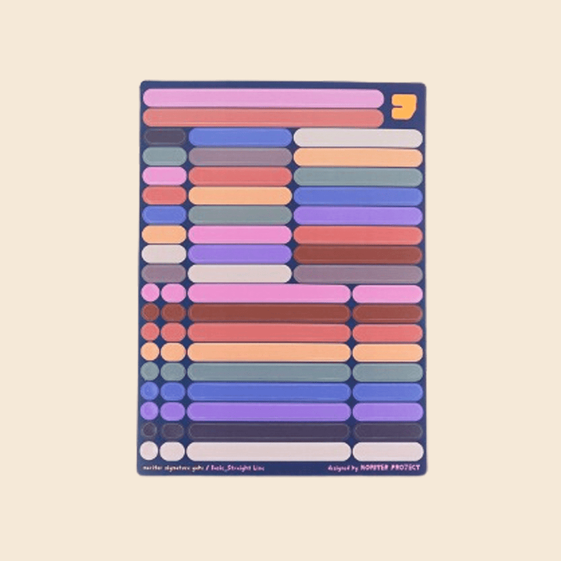 Noriter Project x LUDE Ensemble de formes magnétiques – Lignes