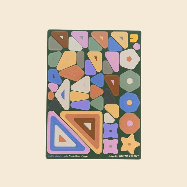 Noriter Project x LUDE Magnetische Setformen – Polygone