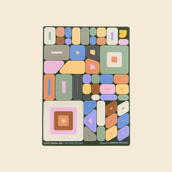 Noriter Project x LUDE Magnetische Setformen – Rechtecke