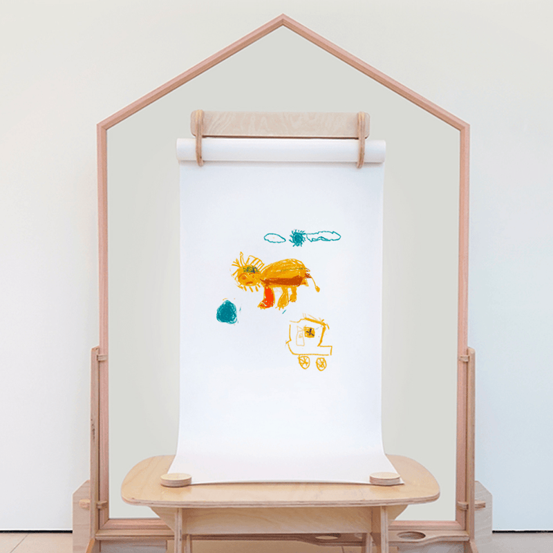 Noriter Project x LUDE Portarotolo di carta in legno