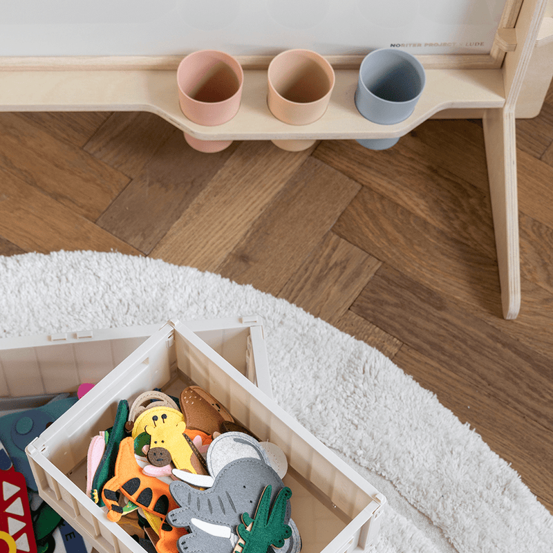 Set di tazze in silicone Noriter Project x LUDE: pesca, mandorla, soda