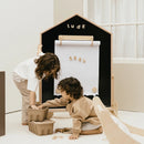 Noriter Project x LUDE Ensemble magnétique en bois Alphabet - Minuscules