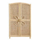 Rotan Kinderkast met Bloem – Leo & Moon