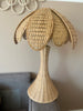 Leo &amp; Moon Rattan-Tischlampe im Vintage-Stil