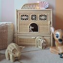 Rotan (nacht)kastje/ Poppenhuis - Leo & Moon