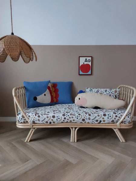 Leo & Moon Rotan Peuterbed / Juniorbed Anna