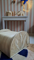 Leo & Moon - tabouret / table d'appoint en rotin