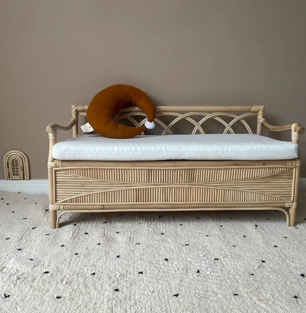 Leo &amp; Moon - Rattan seat/storage bench