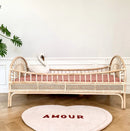 Leo & Moon Rotan Peuterbed/Juniorbed 'Sunny' (rond)