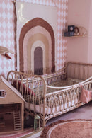 Leo & Moon Rotan Peuterbed / Juniorbed Linn